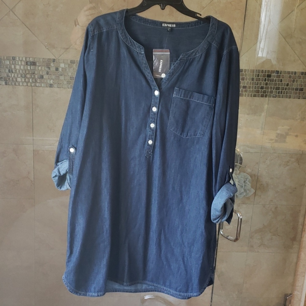 NWT Express Denim Dress/Tunic